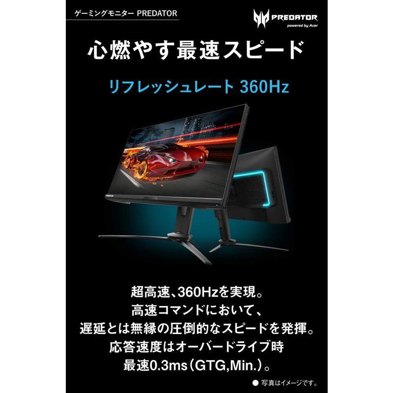Acer ゲーミングモニター Predator X25bmiiprzx 24.5インチ IPS 非光沢