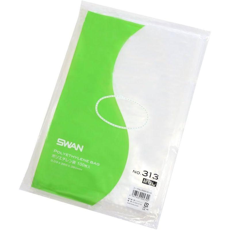 SWAN ポリ袋 No.313 規格袋13号 260x380mm 3000枚入 割引商品通販 ゴミ