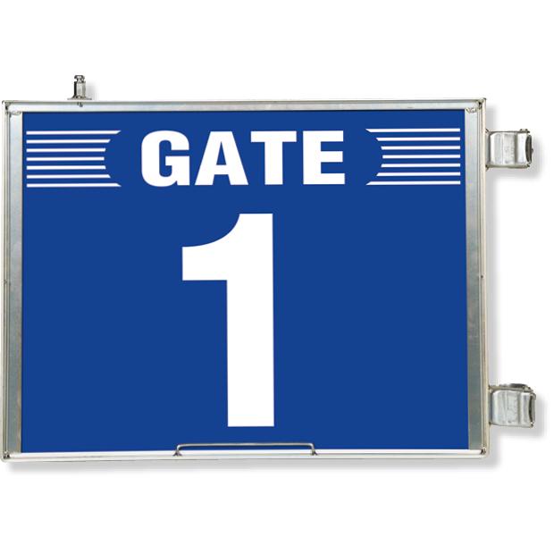 突出し式ゲート標識 ＧＡＴＥ１セット ゲート 看板 工事看板 工事用看板 工事 305-81