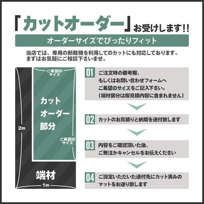 （3枚〜限定） ワンツーマット 厚さ 10mm × 幅 1m × 長さ 2m ゴム 養生 シート ブラック ターフ 滑り止め 屋外 歩行用 アラオ コ｜koujisizai｜06