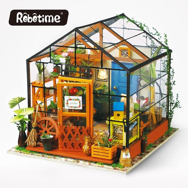 Robotime ドールハウス 3d パズル ミニチュア Diy 木製 Led付き 子供 おもちゃ 104 お花屋さん Diy 104 San Three 通販 Yahoo ショッピング