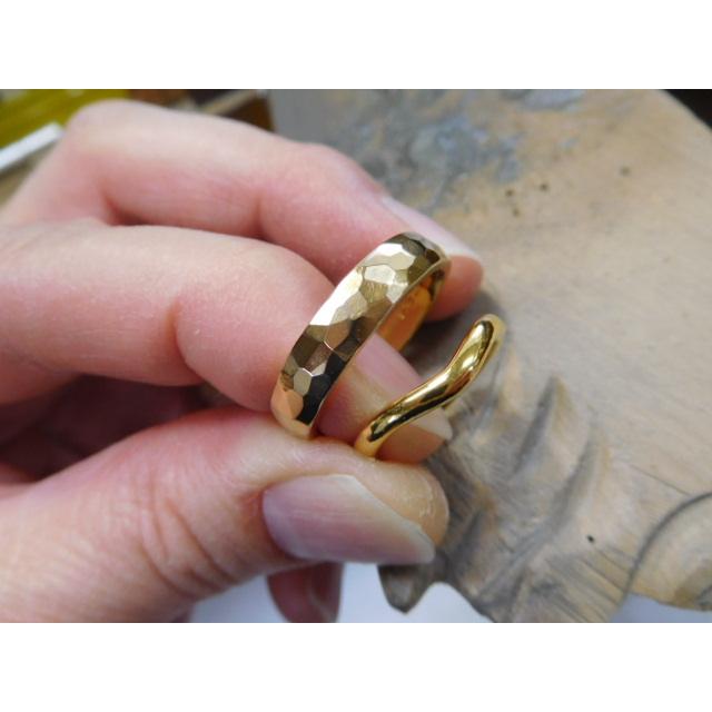 K24 純金 24金 甲丸リング 結婚指輪 シンプル 男女兼用 純金 結婚指輪 鍛造 24k 24金 k24 甲丸 超甲丸 光沢 鏡面 男性 太め