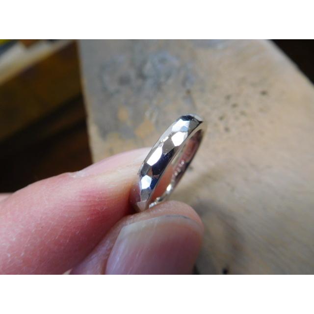 鍛造 結婚指輪 純プラチナ pt1000 pt999 マリッジリング ペア 結婚