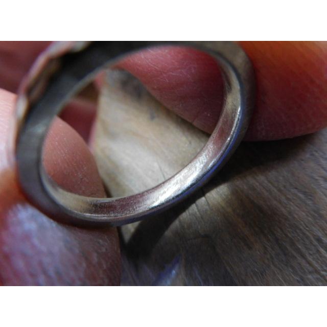 鍛造 結婚指輪 純プラチナ pt1000 pt999 マリッジリング ペア 結婚リング ペアリング シンプル ストレート 槌目 甲丸 3mm つや消し マット |  | 06