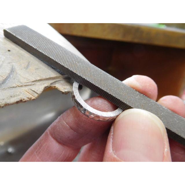 鍛造 結婚指輪 純プラチナ pt1000 pt999 マリッジリング ペア 結婚リング ペアリング シンプル ストレート 槌目 甲丸 3mm つや消し マット |  | 08