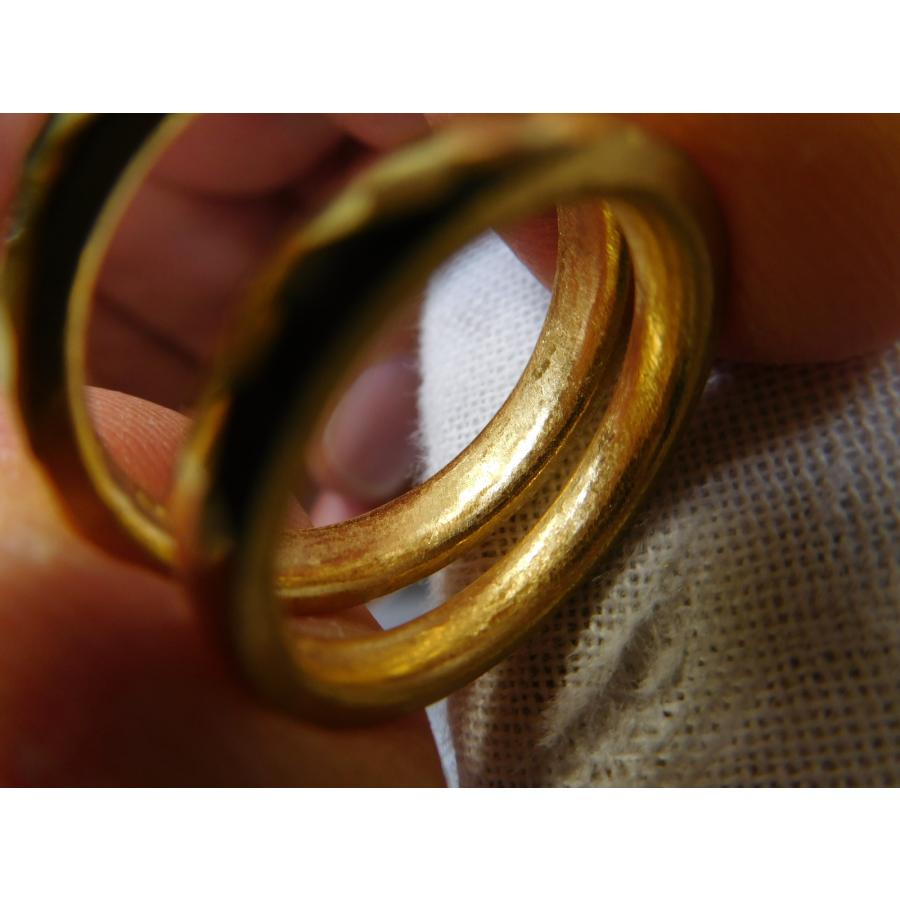 純金 結婚指輪 鍛造 ブランド 値段 安い 24k 24金 k24 マリッジリング