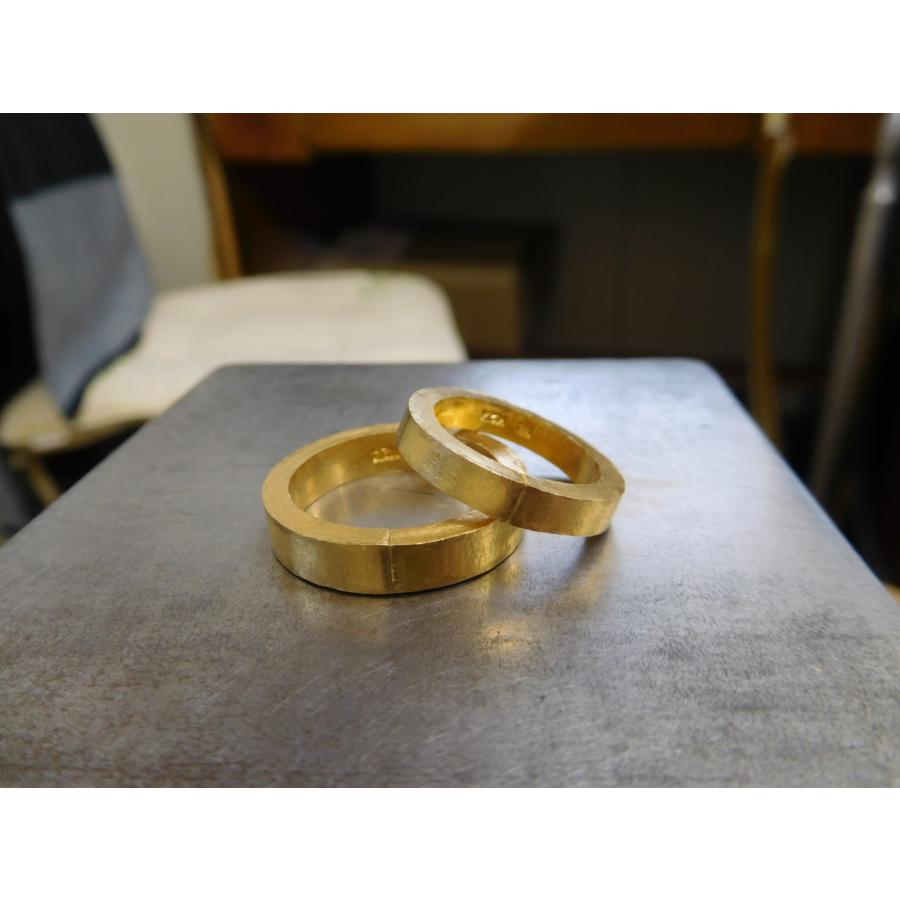 純金 結婚指輪 鍛造 ブランド 値段 安い 24k 24金 k24 マリッジリング