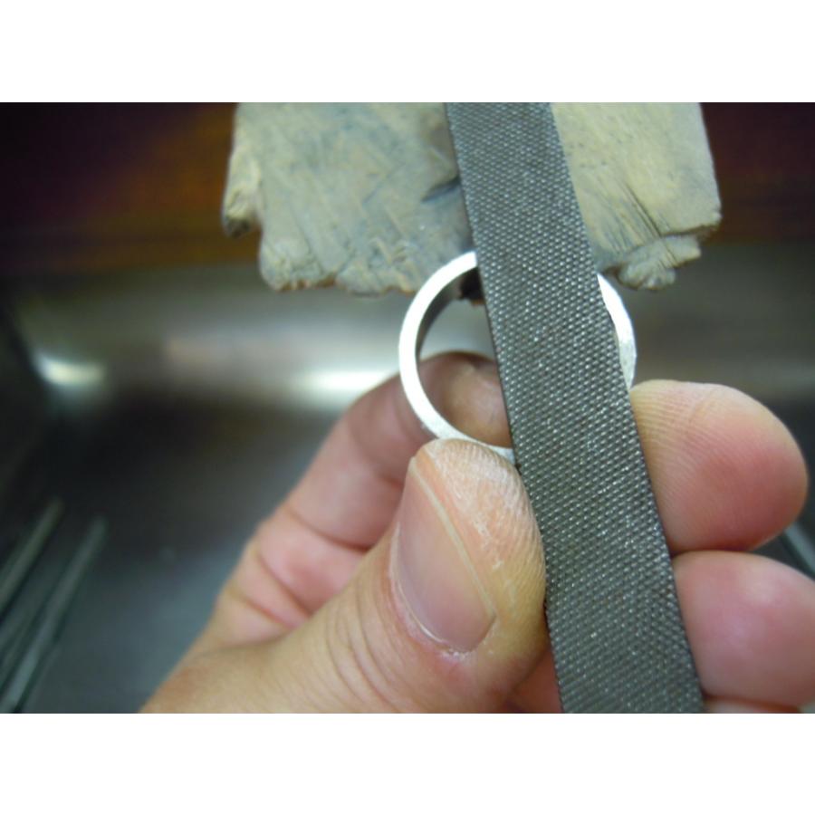 鍛造 結婚指輪 プラチナ pt900 マリッジリング 結婚リング 槌目 平打ち ペアリング 太め 太い 5mm ダイヤ ダイヤモンド メレダイヤ つや消し マット |  | 19