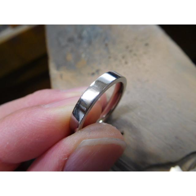 鍛造 結婚指輪 純プラチナ pt1000 pt999 マリッジリング ペア 結婚