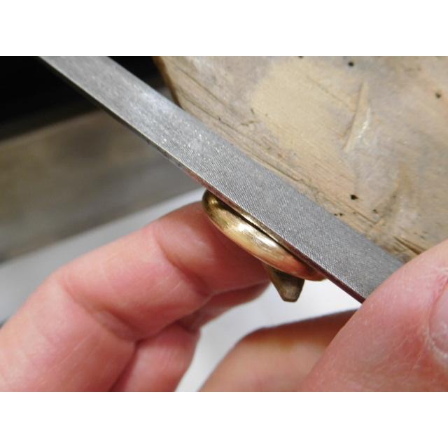 鍛造 結婚指輪 ゴールド 18k 18金 k18 マリッジリング ペア 結婚リング ペアリング 甲丸 シンプル ストレート 3.3mm 光沢 鏡面 |  | 09