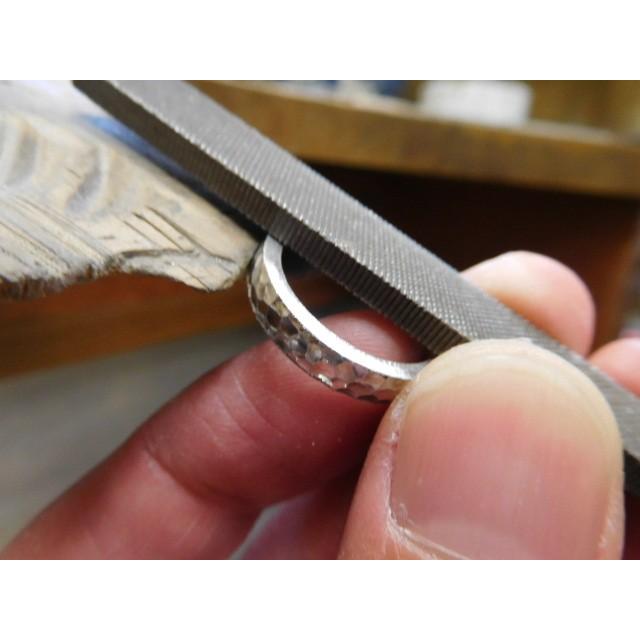 ［即日発送］ 鍛造 結婚指輪 プラチナ pt900 マリッジリング ペア 結婚リング ペアリング 槌目 甲丸 メンズ 男性 3.5mm レディース 女性 3mm 光沢 【3462208644】(123200円)