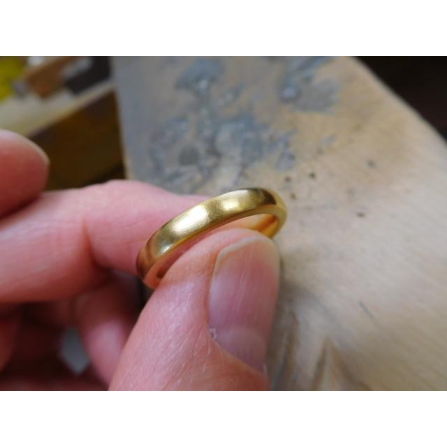 純金 結婚指輪 鍛造 ブランド 値段 安い 24k 24金 k24 シンプル