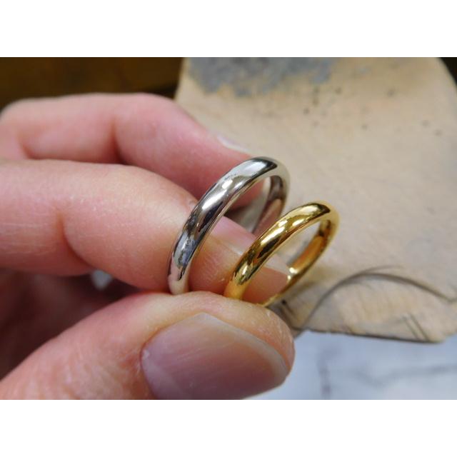 純金 純プラチナ 結婚指輪 鍛造 24k 24金 k24 pt1000 pt999 マリッジ 