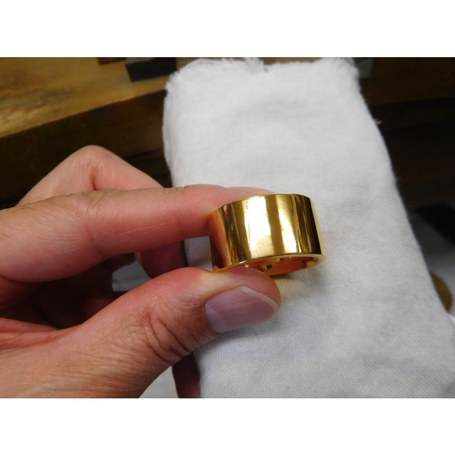 純金 平打ちリング 指輪 リング 鍛造 鍛造リング 24k 24金 k24 幅広