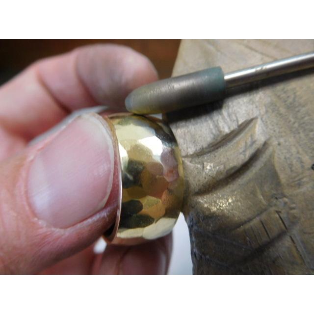 鍛造 指輪 リング ゴールド 18k 18金 k18 太い 太め 槌目 槌目 鍛造 指輪 リング ゴールド 18k 18金 k18 太い 太め 槌目 槌目