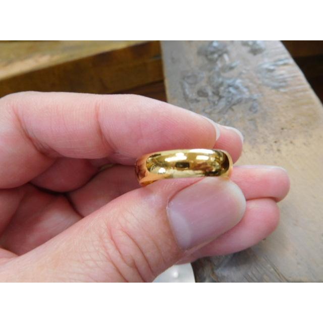 か*パ様 印台レトロ印台真鍮？金？リング24号 か*パ様 印台レトロ印台真鍮？金？リング24号 鍛造 印台リング