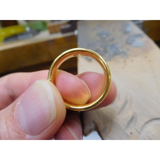 金指輪 純金 指輪 リング 鍛造 ブランド 値段 安い 24k 24金 k24 太め