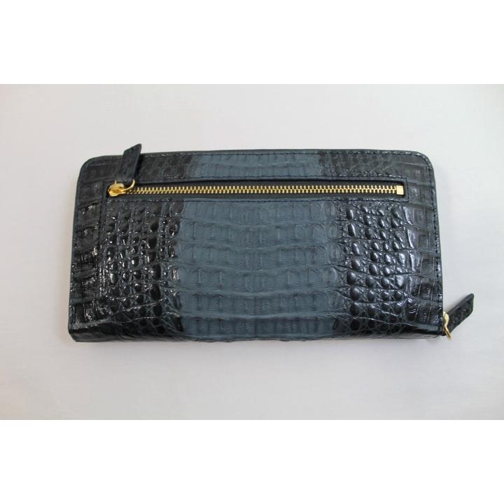 10%OFF】カイマン 財布 一枚革 センター取り シャイニング加工 ヘッド 