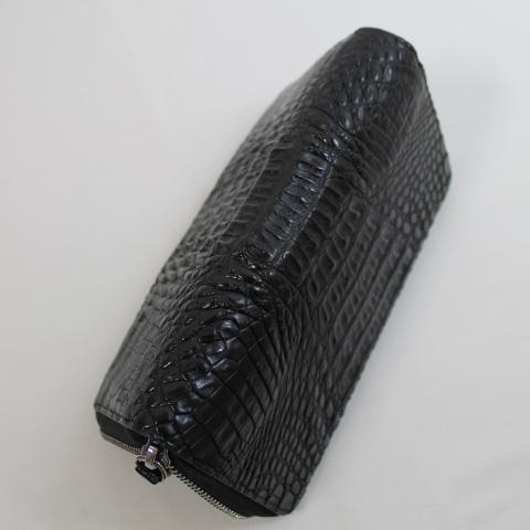 4時間限定10%OFF】クロコダイル 財布 長財布 本革 カイマン テール 