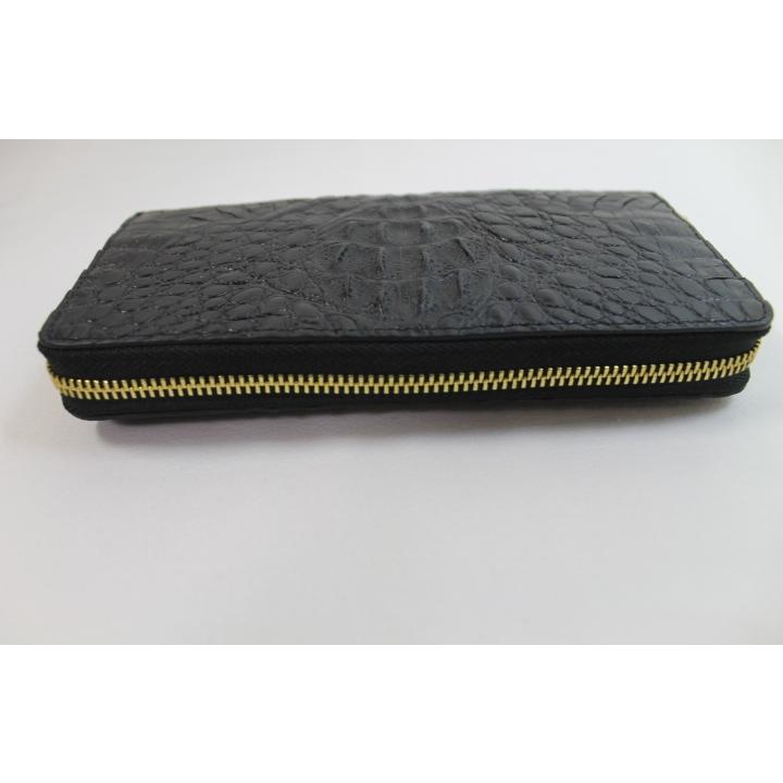 4時間限定10%OFF】クロコダイル 財布 長財布 本革 カイマン ヘッド 