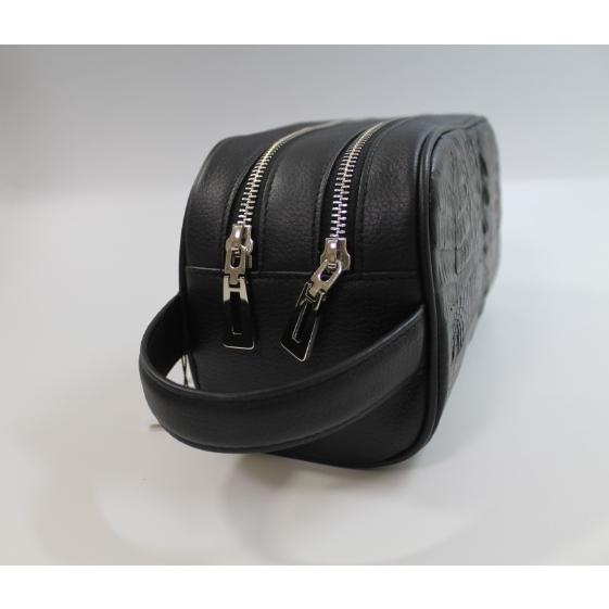 クロコダイル バッグ メンズ 本物 カイマン ブラック セカンドバッグ ビジネス Maturi JAPAN ハンドバッグ カイマンレザー クロコダイル 鍵付き