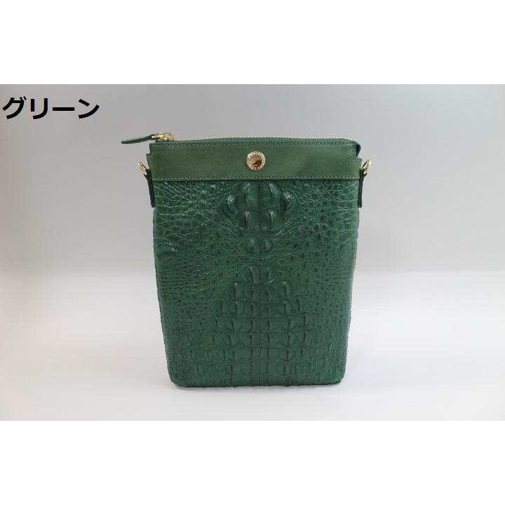 5のつく日15%クーポンあり】クロコダイル バッグ 本物 背部革 ワニ本革