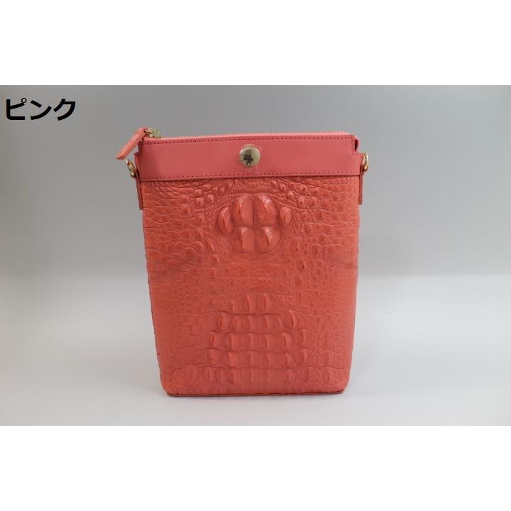 クロコダイル バッグ 本物 背部革 ワニ本革 ショルダーバッグ クラウン 