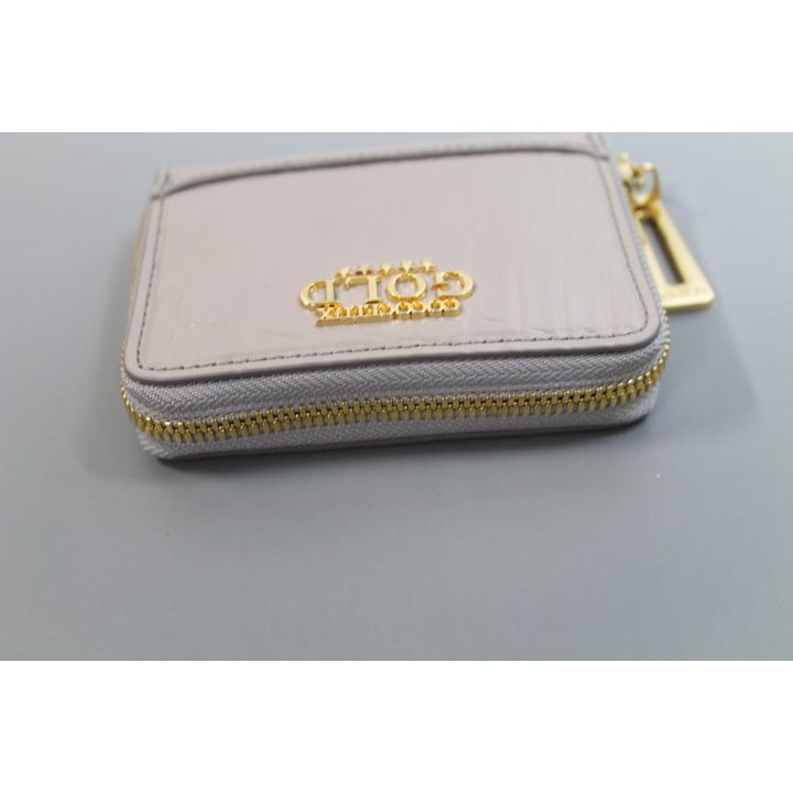 クロコダイル 財布 本物 ミンク コンパクト財布 ミニ財布 JRA認定品 