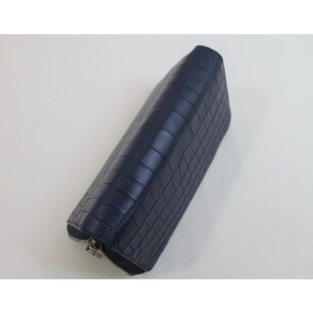 ボーナスストア＋5%〕クロコダイル 長財布 財布 本物 一枚革