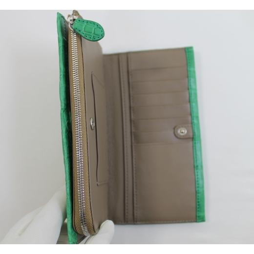 本日終了10%OFFクーポン】クロコダイル 財布 長財布 ラウンド メンズ