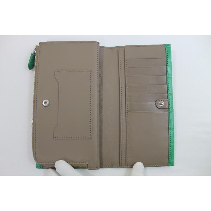 本日終了5%クーポンあり〕クロコダイル 財布 長財布 ラウンド メンズ