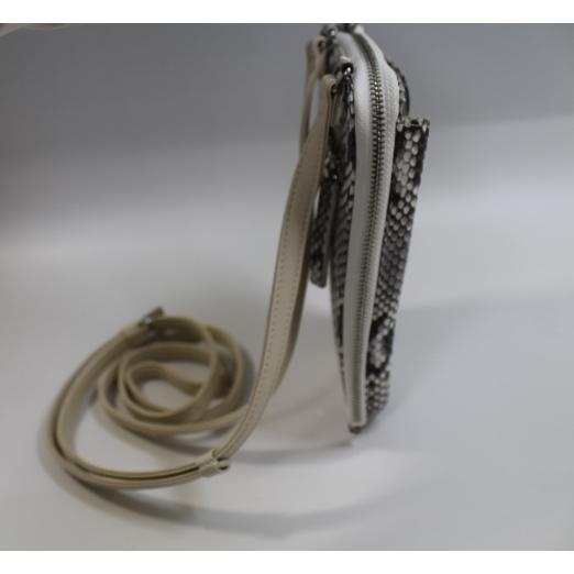 パイソン バッグ 本革 スマホショルダーバッグ ナチュラル ダイヤモンドパイソン パイソン バッグ 本革 スマホショルダーバッグ ダイヤモンド