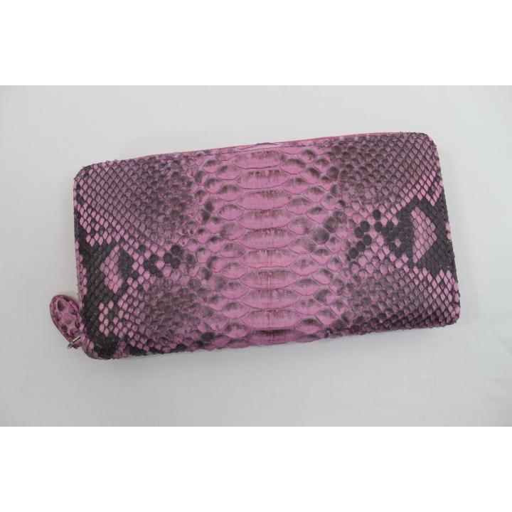 金運アップ 巳年 ヘビ革 長財布 パープル バイオレット 低 価格ファッション - 金運アップ 巳年 ヘビ革 長財布 パープル