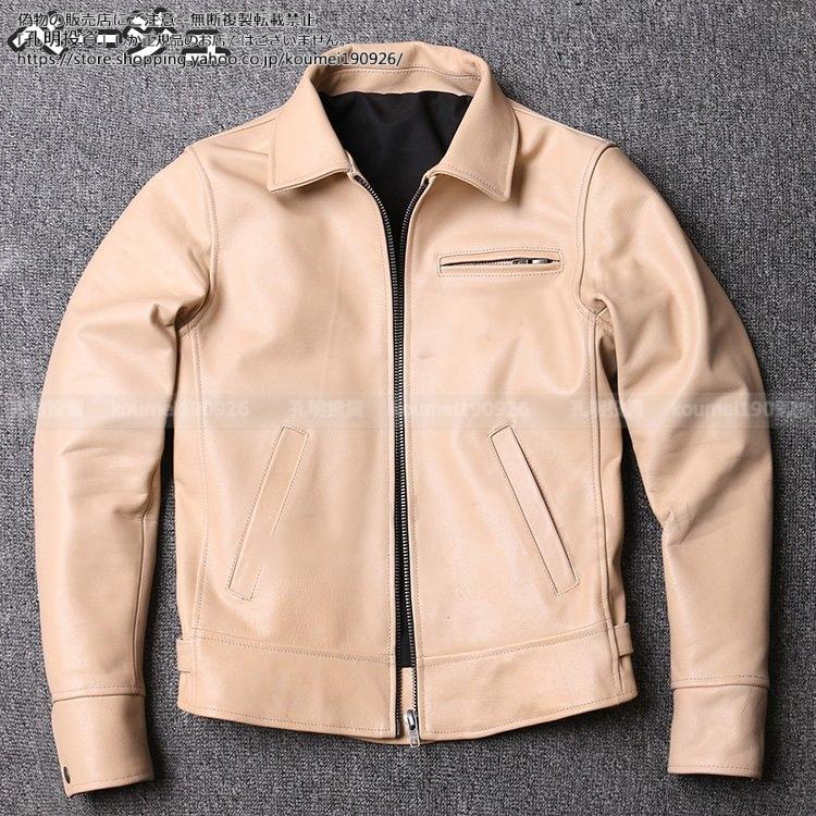 訳あり レザージャケット 革ジャン ワイルドなデザインで男らしい 本革的な革ジャン メンズ レザーコート ミリタリー ジャケット ブランド 細身 スリムタイプ ショート シングル 牛革 ライダース バイク 本革 ジャケット Headshotsbar Com