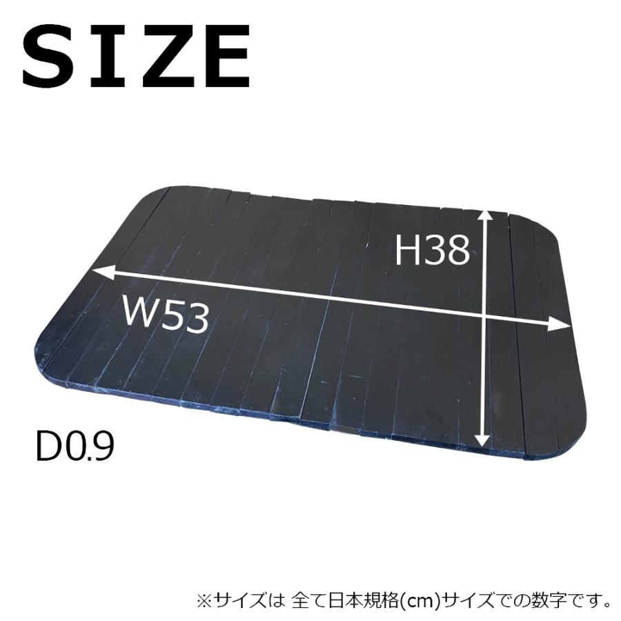 テーブルトップ トランクカーゴ 天板 50L用 ロール式 無印良品 ポリプロピレン頑丈収納ボックス 大 対応 JKM RISU リス｜koumei｜11