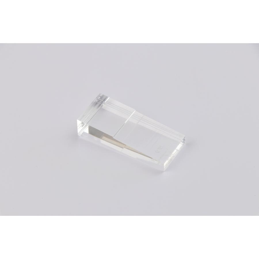 G326　あがき定規　アクリル製　10.0mm　ガイド付 | 