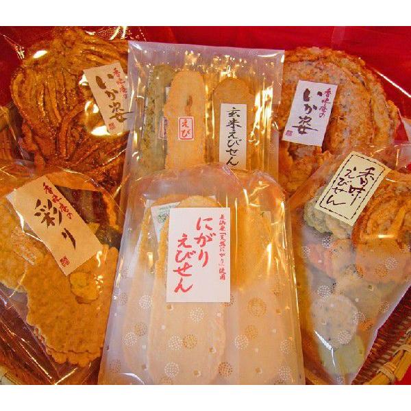 和菓子 せんべい えびせんべい 煎餅 ギフト 香味庵の お徳用 お試しセット　えびせんべい｜koumian