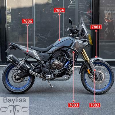 並行輸入品】 ヤマハバイク 二輪フェアリング700用ボディパーツ ABS