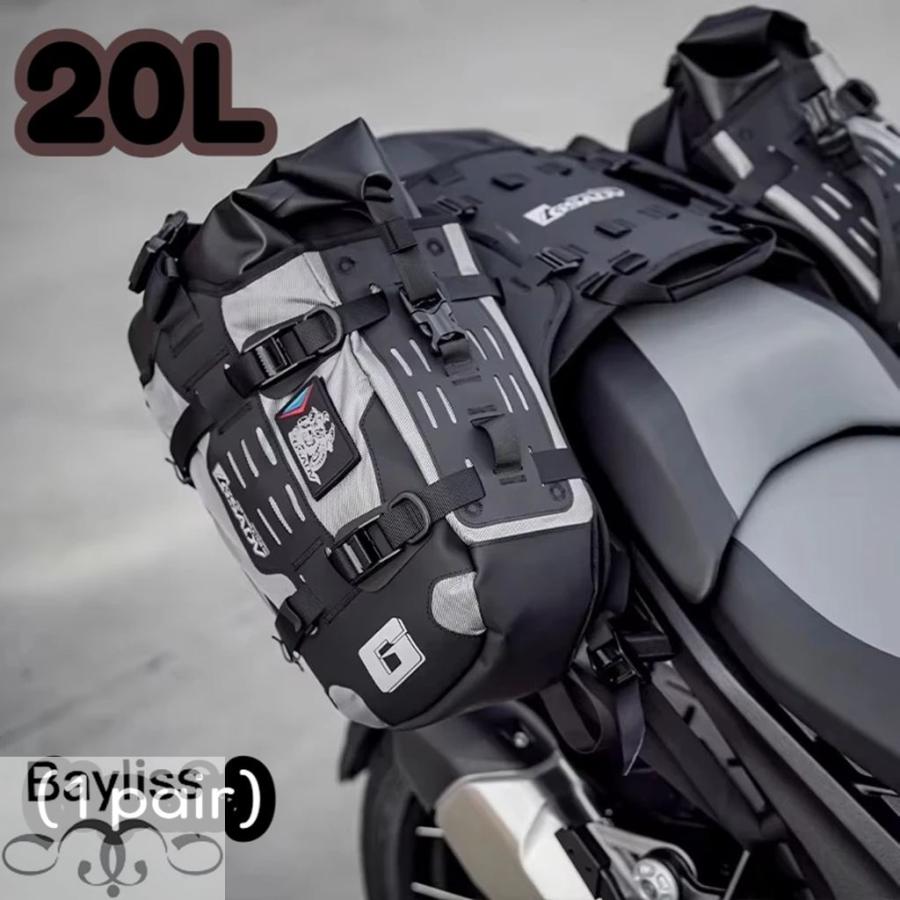 並行輸入品】 汎用バイクサイドバッグ防水サイドハンギングツーリング