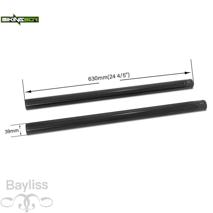 【並行輸入品】 スポーツスター用Bikingboyフォークチューブ 39mm 24 4 インチ 26インチ 4 インチ 5インチ xl883l 05-15 xl883n xl883r xl1200c 09-15 xl1200l_6