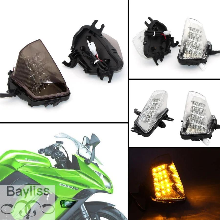 並行輸入品】 カワサキz1000sxニンジャ1000 r 2011-2016ウインカー