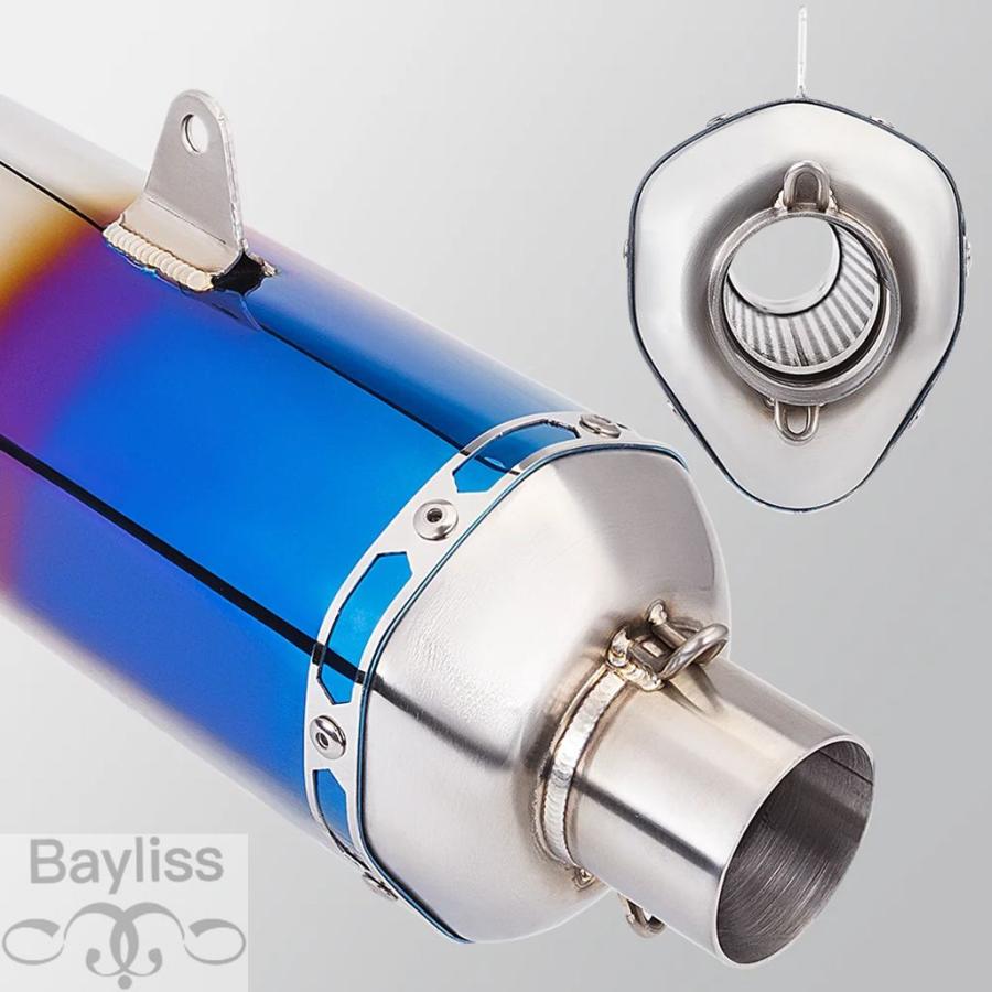 エキゾーストサイレンサー51mm カスタムセンターマニホールド