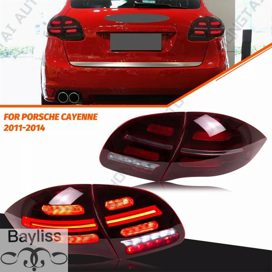 並行輸入品】 ペア LED テールライトポルシェカイエン S 958 92A 2011