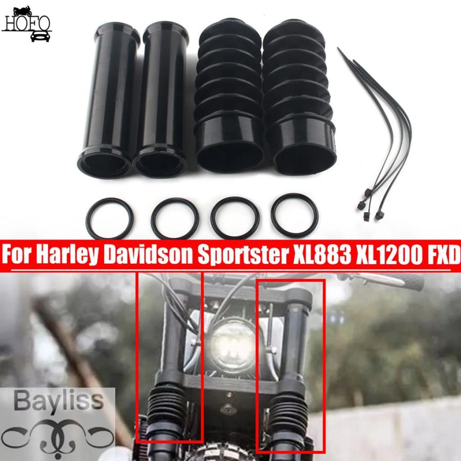 並行輸入品】 バイクアクセサリー 39 mmゴムフロントフォークカバー