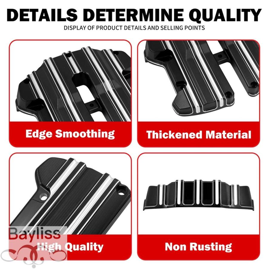 バイクロッカーボックストップカバー ハーレーソフテイルブレー