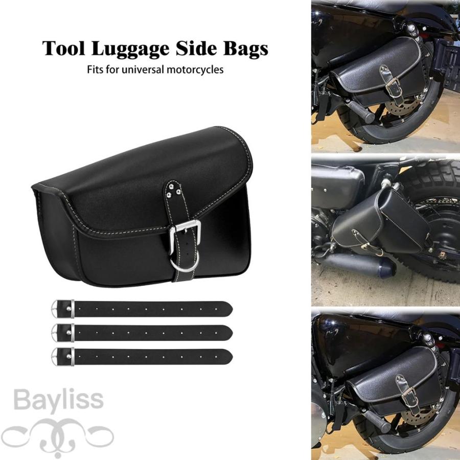 並行輸入品】 バイクpuスイングアームバッグ ハーレースポーツ