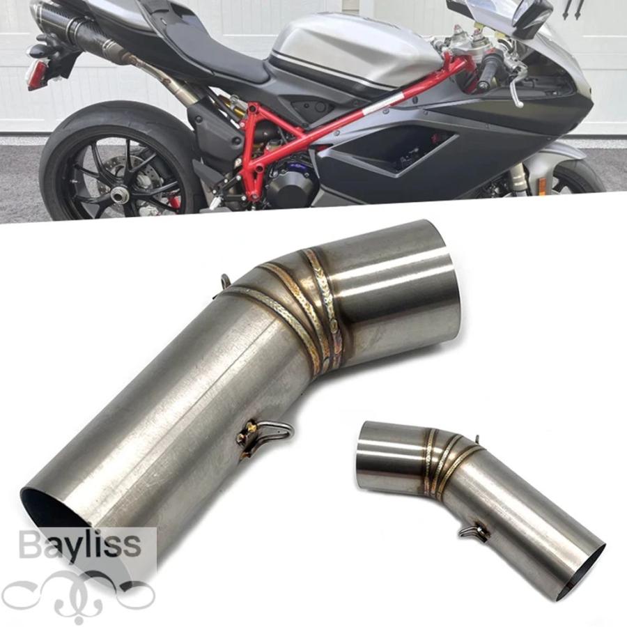 Z900RSを気軽にカスタム！イカズチ管スリップオンマフラー車両に試乗！【モトブログ】 オートバイ排気管 オートバイの排気フロントミドルリンクパイプ ために カワサキ ために Z900RS 2017 2018 2019