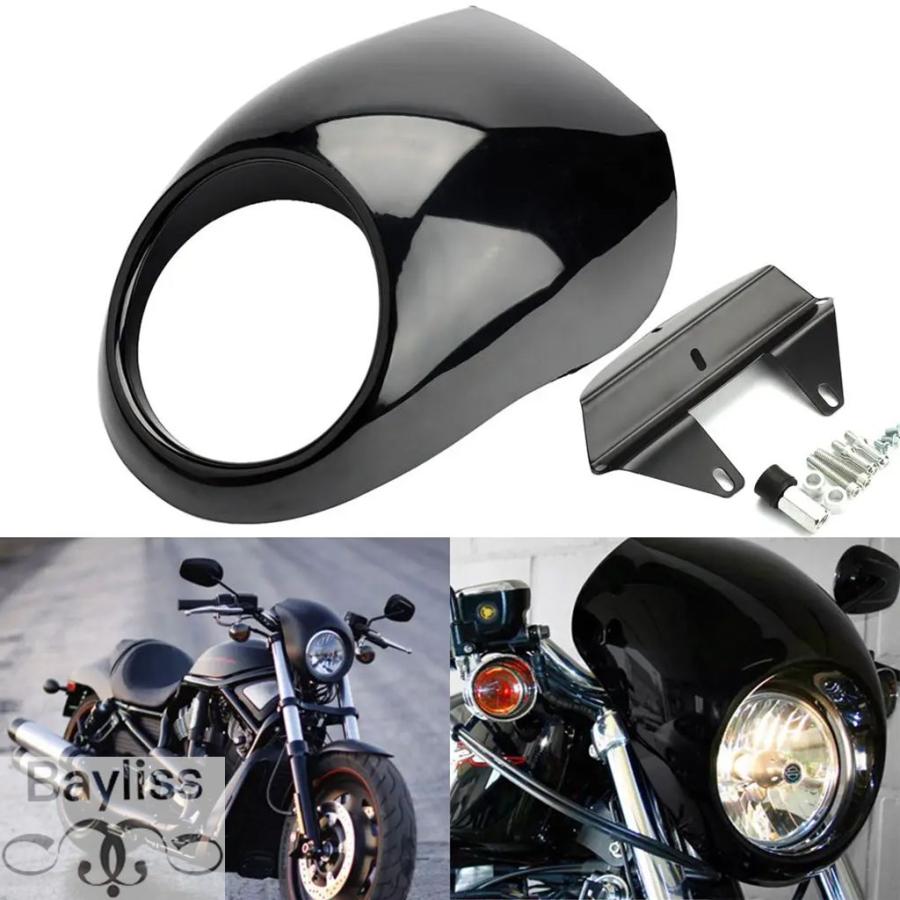 並行輸入品】ハーレーvロッドダイナfxスポーツスターxlブラック用