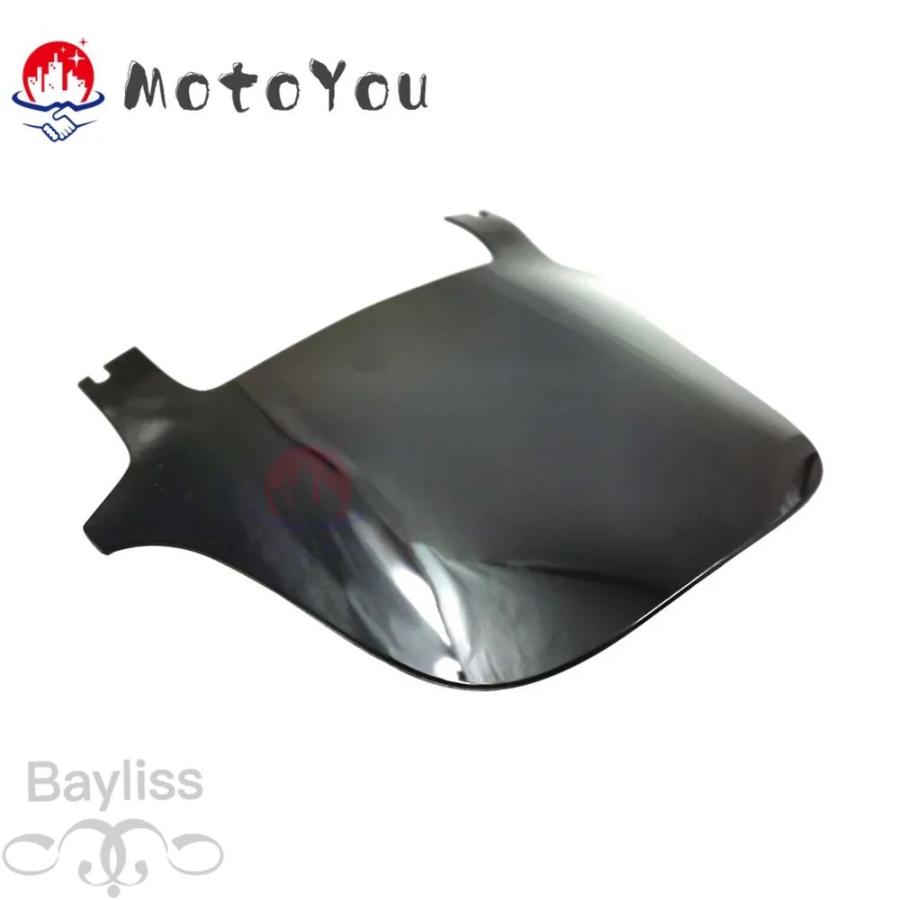 投げ売り　ハーレー ダビッドソンFLSB用ウインドシールド ブラック 並行輸入品】4 mmフロントガラスウインドシールド防風ディフレクター