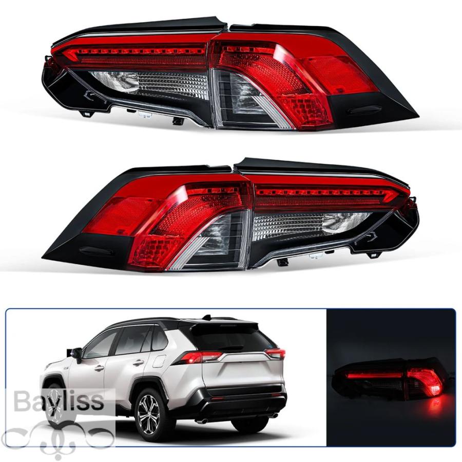 RAV4 テールランプ 左右セット 本体 並行輸入品】トヨタ RAV4 RAV-4 2019 2020 2021用 左/右側テールランプ